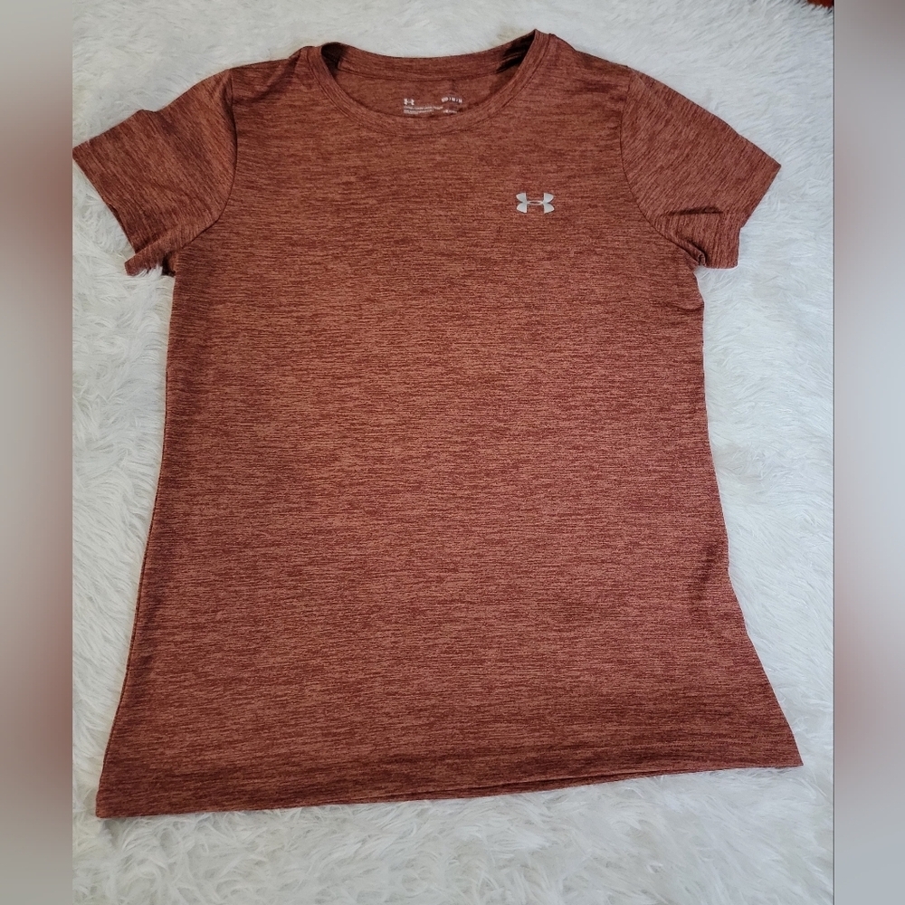 Under Armour Women's Heathered Rust Tee